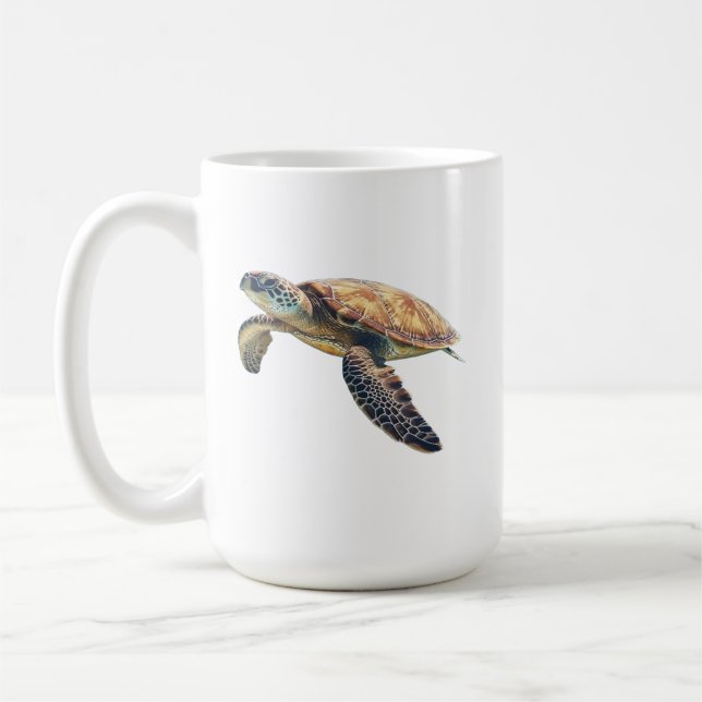Caneca de Café Tartaruga Marinha (Esquerda)