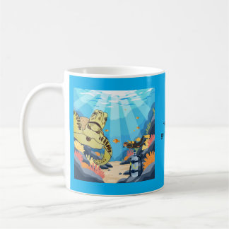 Caneca De Café Tartaruga Marinha Como Você Chegou Aqui Embaixo?