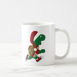 Caneca De Café Tartaruga Running do Natal