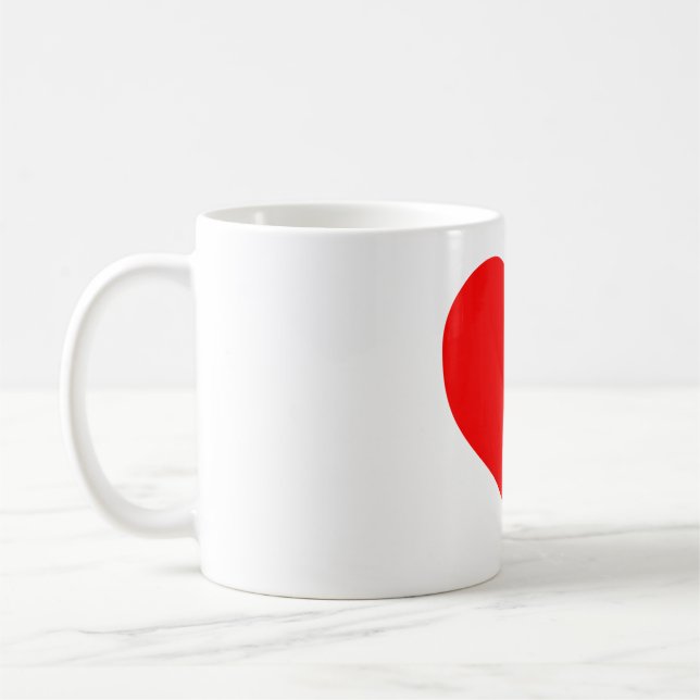 Caneca De Café tasa con corazon (Esquerda)