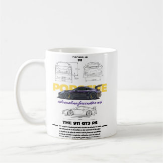 Caneca De Café Tasa Porsche GT3 RS 