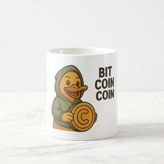 Caneca De Café Tasse Bit Coin Coin – Mug humoristique canard cryp