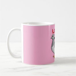 Caneca De Café Tasse „Love for the Underdogs“ – Stadttauben-Motiv