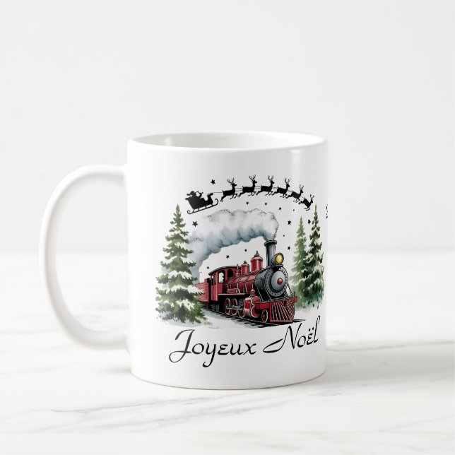 Caneca De Café Tasse  mug de Noël personnalisable (Esquerda)