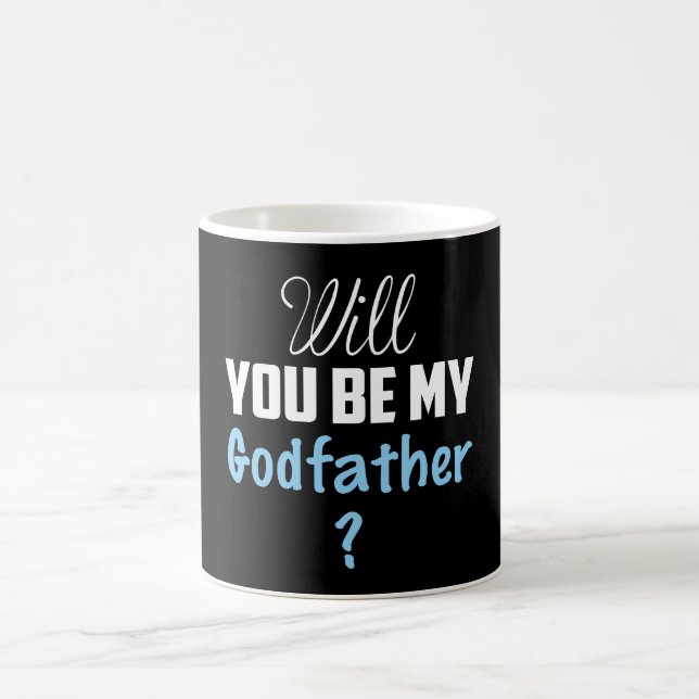 Caneca De Café Tasse MUG Will You Be My Godfather? (Centro)
