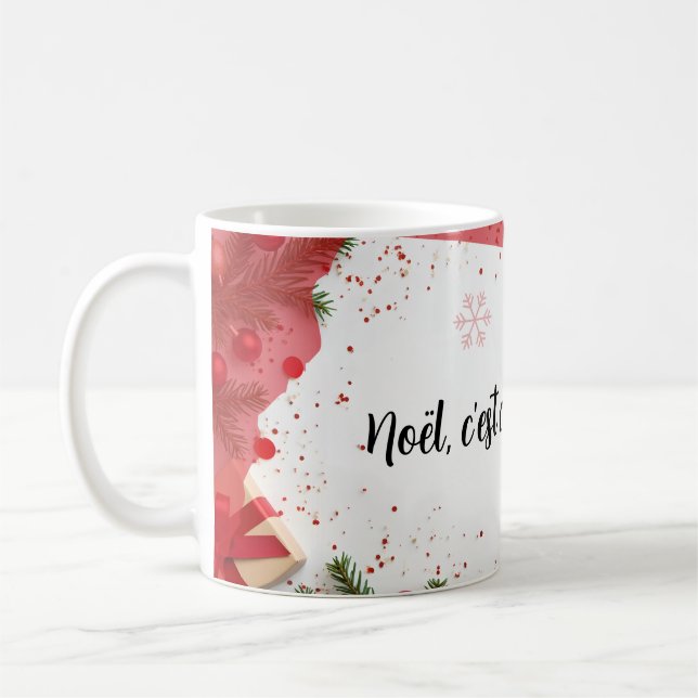 Caneca De Café Tasse Noel c'est comme ... (Esquerda)