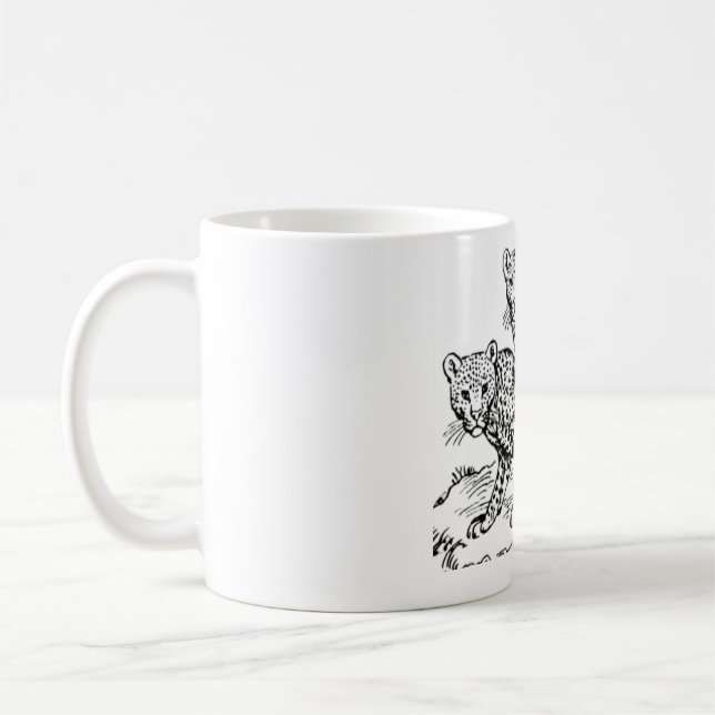 Caneca De Café Tasse Twin tiger (Esquerda)