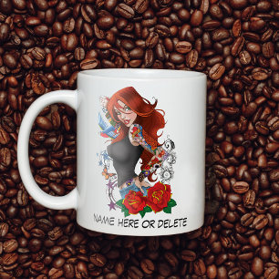 Caneca De Café Tattoos das mulheres ruivas