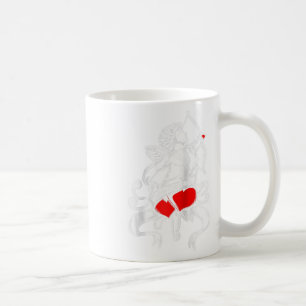 Caneca De Café Tatuagem Cupida Meu Namorados - Casais Corresponde