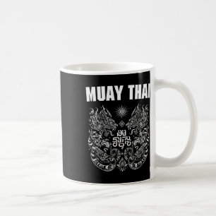 Caneca De Café Tatuagem de Luta de Muay Thai Mma Tigre Gêmeo Kick
