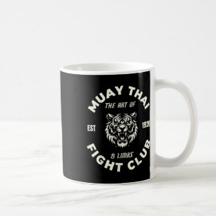 Caneca De Café Tatuagem De Luta Mma Muay Thai Tigre Arte Dos 8 Me