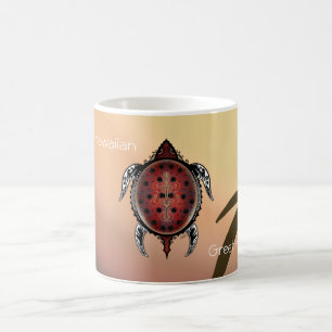 Caneca De Café Tatuagem de Tartaruga Fantasia