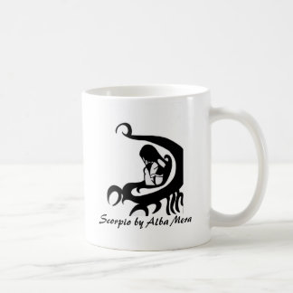 Caneca De Café tatuagem do scorpio, Escorpião por Mera alba