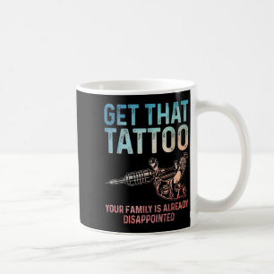 Caneca De Café Tatuagem Engraçada Arte Para Homens Mulheres Tatua