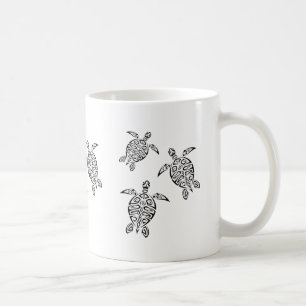 Caneca De Café Tatuagem Tribal Tatuagem Animal Costeiro Negro
