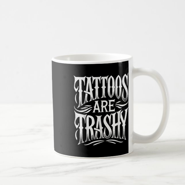Caneca De Café Tatuagens São Piadas De Sarcasmo Engraçadas E Engr (Direita)