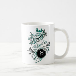 Caneca De Café Taurus Art Deco Lady