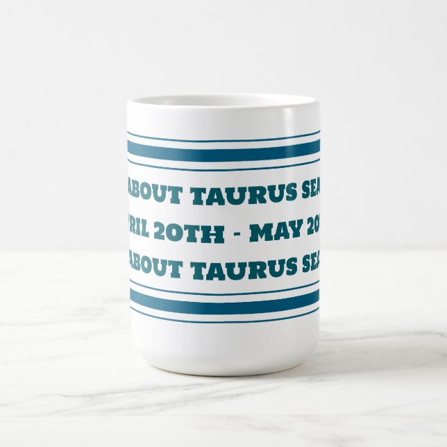Caneca De Café Taurus Season Coffee Mug (Centro)
