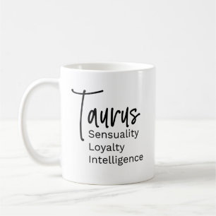 Caneca De Café Taurus zodiac apresentam traços positivos