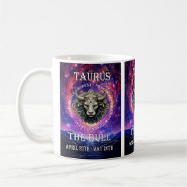 Caneca De Café Taurus Zodiac - Sinal Mug