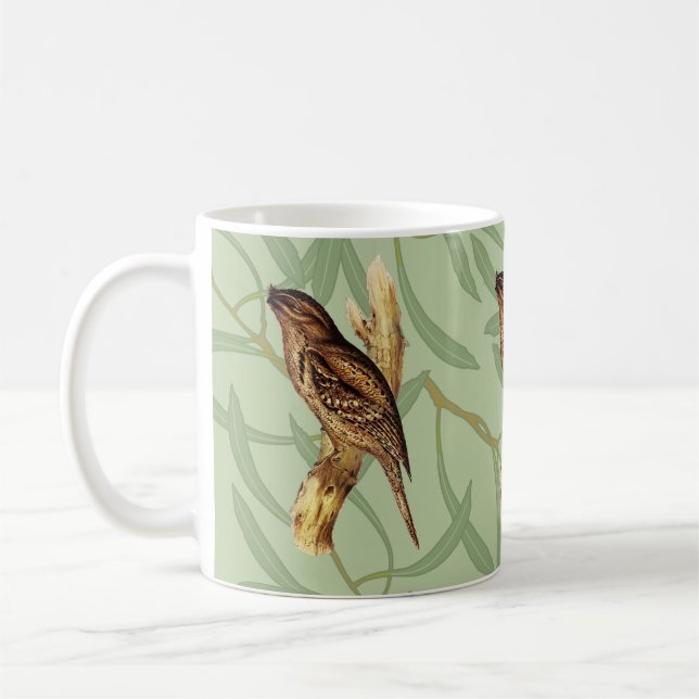 Caneca De Café Tawny Frogmouth Australian Bird (Esquerda)
