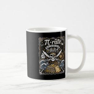 Caneca De Café Taxa de Pirata Pi para Professor de Piratas de Mat