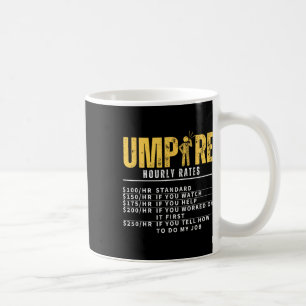 Caneca De Café Taxas Horárias de Árbitro Engraçado Referi