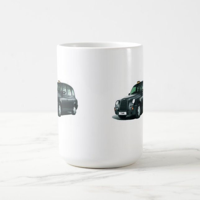 Caneca De Café Taxi Hackney Carruagem Mug (Centro)