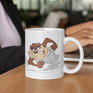 Caneca De Café TAZ™ girando rápido