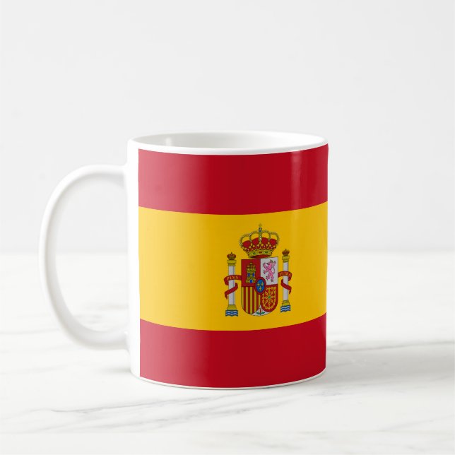 Caneca De Café taza bandera española (Esquerda)