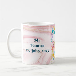CANECA DE CAFÉ TAZA BAUTIZO PERSONALIZADA