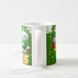 Caneca De Café taza blanca Navideña 