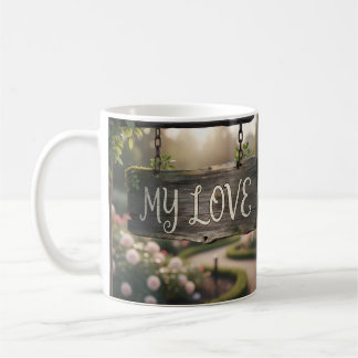 Caneca De Café Taza Clásica con Letrero “My Love” – Regalo Románt