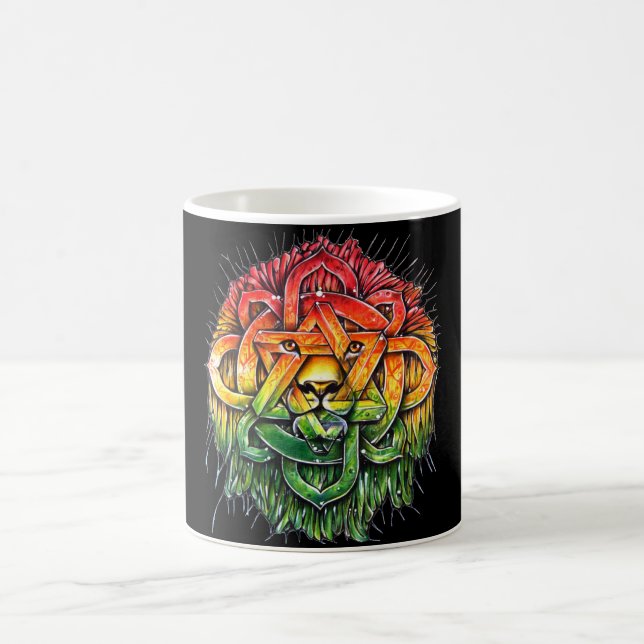 Caneca De Café Taza con Lion Zion -M1 (Centro)