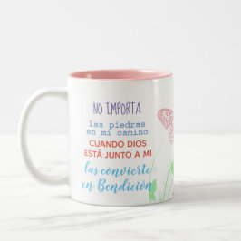 Caneca De Café Taza con mensaje - No importa las piedras...