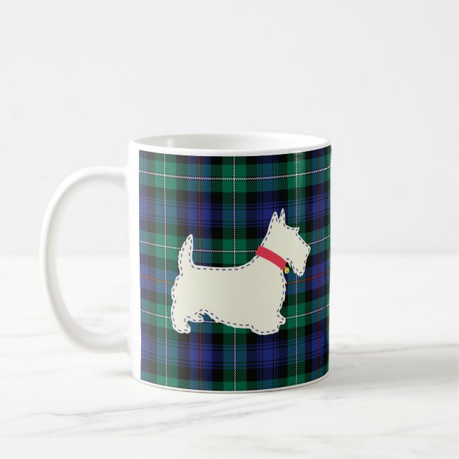 Caneca De Café Taza con Scottish Terrier (Esquerda)
