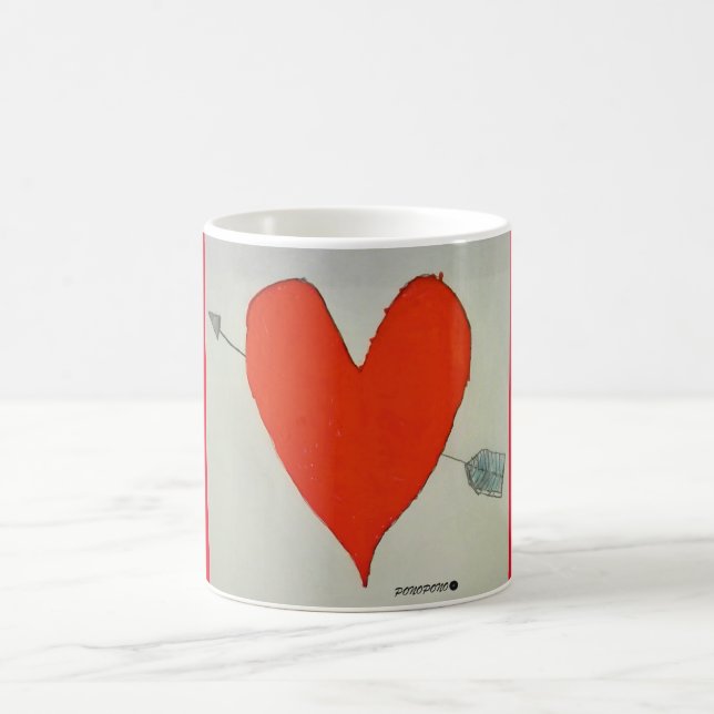 Caneca De Café Taza Corazón (Centro)