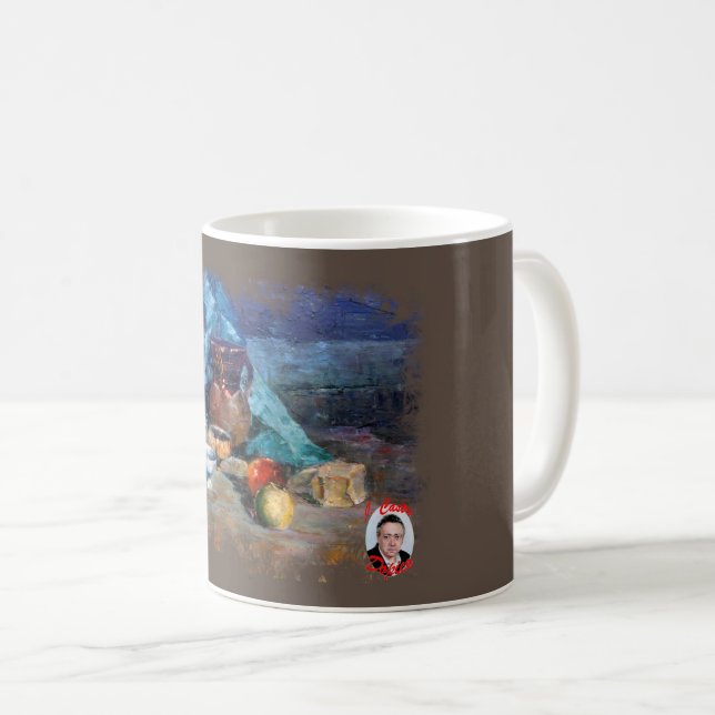 Caneca De Café Taza De Café Bodegón a espátula (Frente Esquerda)