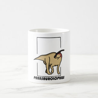Caneca De Café Taza de café diseño dinosaurio Parasaurolophus