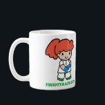 Caneca De Café Taza de chica fisioterapeuta<br><div class="desc">Taza de chica fisioterapeuta</div>