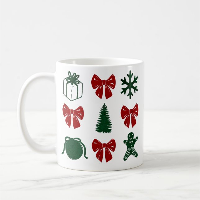 Caneca De Café Taza de Navidad Coquette (Esquerda)
