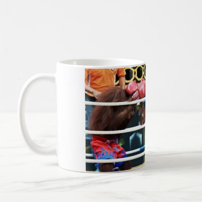 Caneca De Café taza de orangutanes (Esquerda)