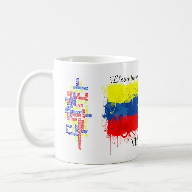 Caneca De Café Taza de Venezuela (Esquerda)