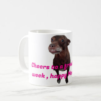 Caneca De Café Taza desayuno con perrito divertido