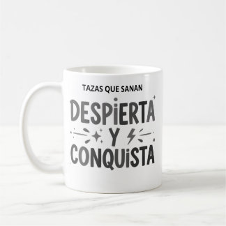 Caneca De Café Taza Despiértate y conquista – Tazas motivación