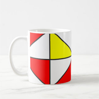 Caneca De Café Taza en colores primarios