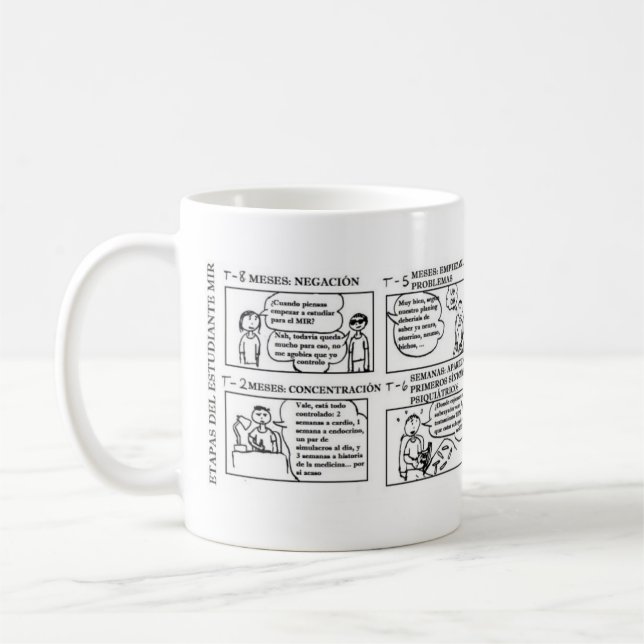 Caneca De Café Taza etapas estudiante MIR (Esquerda)