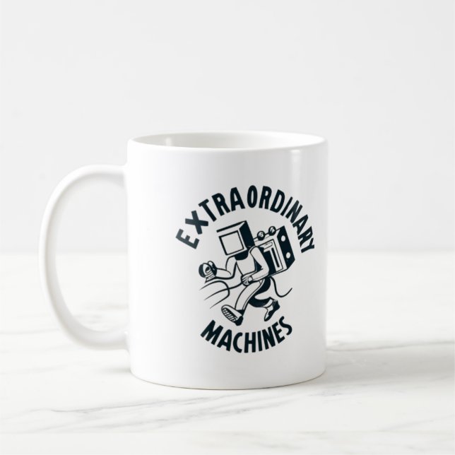 Caneca De Café Taza "Extraordinary Machines" (Esquerda)