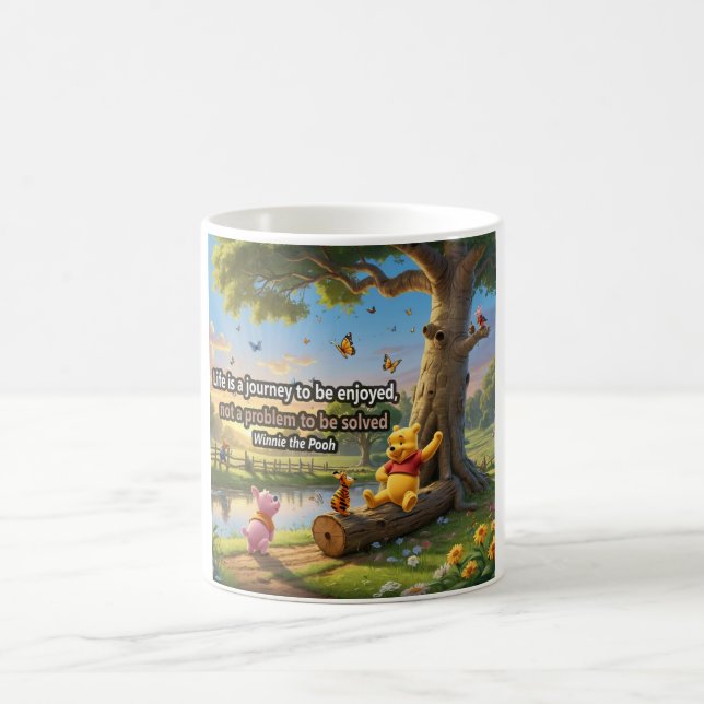 Caneca De Café Taza Frase Infantil de Winnie the Pooh (Centro)