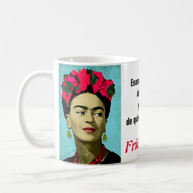 Caneca De Café Taza Frida Kahlo (1) (Esquerda)